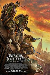 Affiche de Teenage Mutant Ninja Turtles Out Of The Shadows