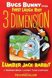 Affiche de Le Lapin Bûcheron 1954