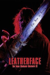 Affiche de Leatherface Massacre à La Tronçonneuse 3 1990